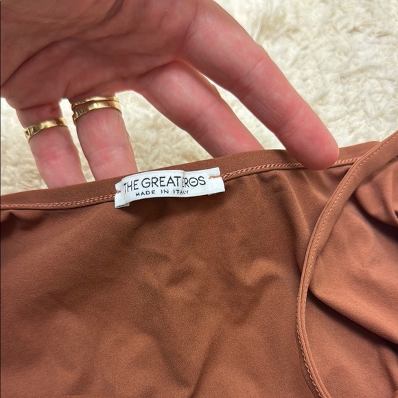 The Great Eros Brown Thong Bodysuit - Picture 2 of 4